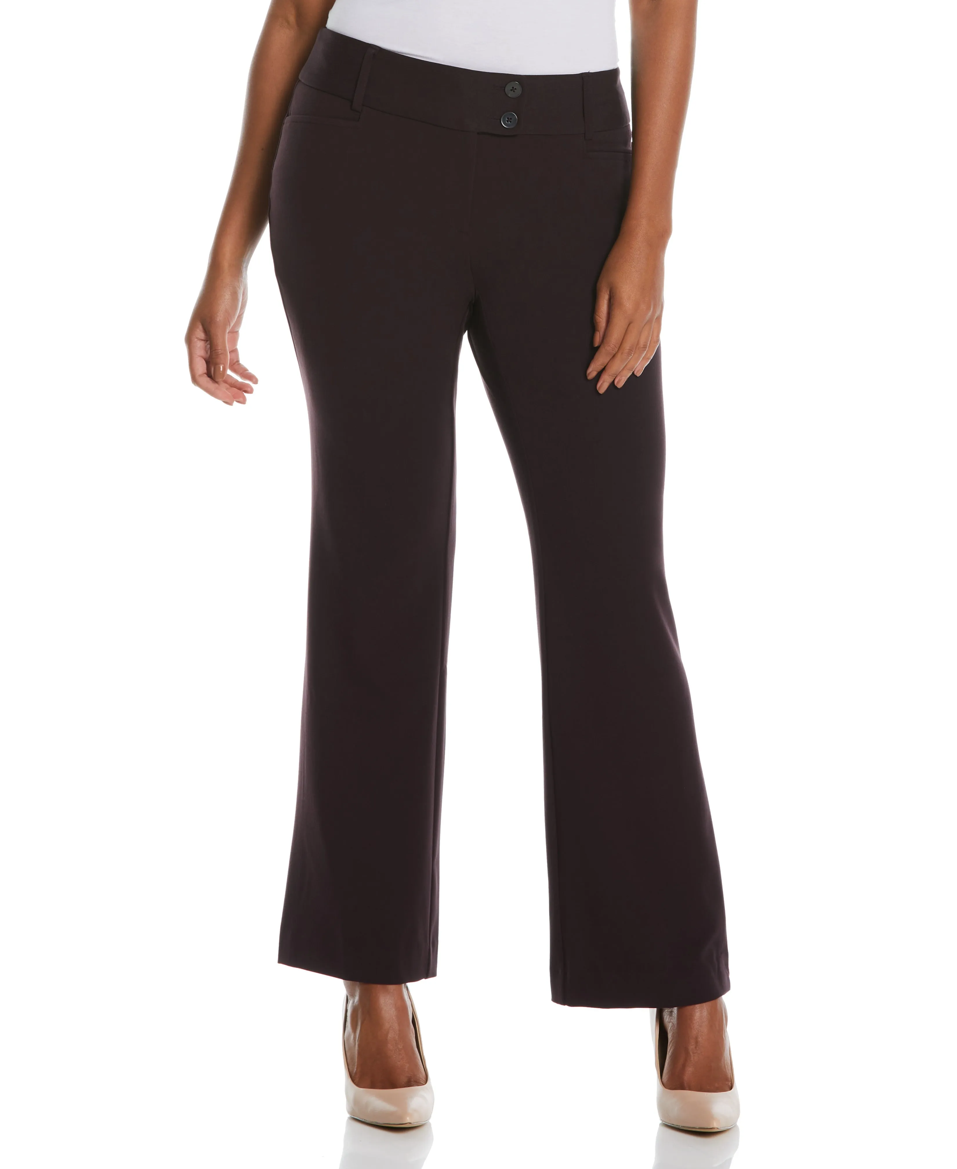 Petite Curvy Fit Boot Cut Pant - Curvy Fit