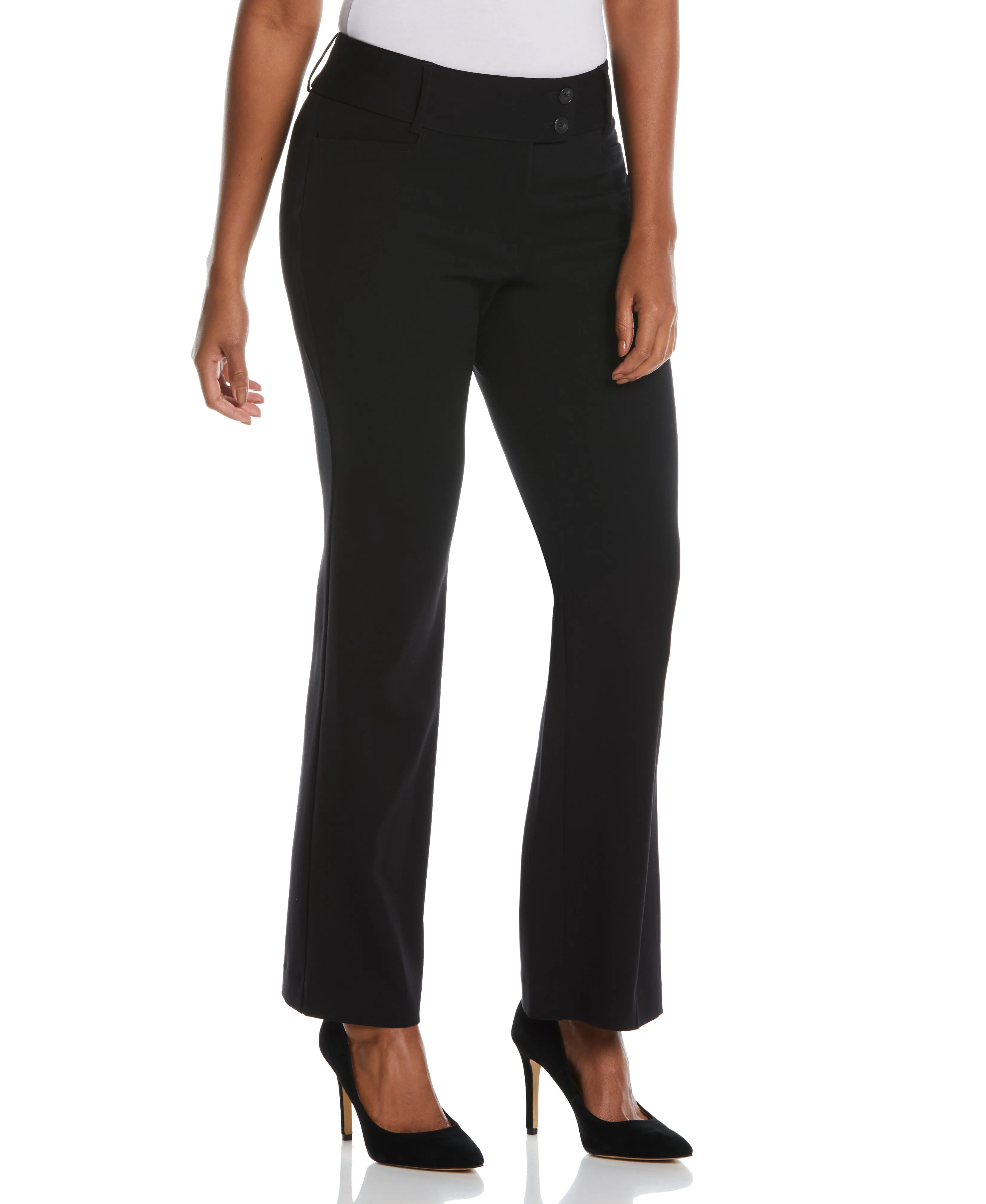 Petite Curvy Fit Boot Cut Pant - Curvy Fit