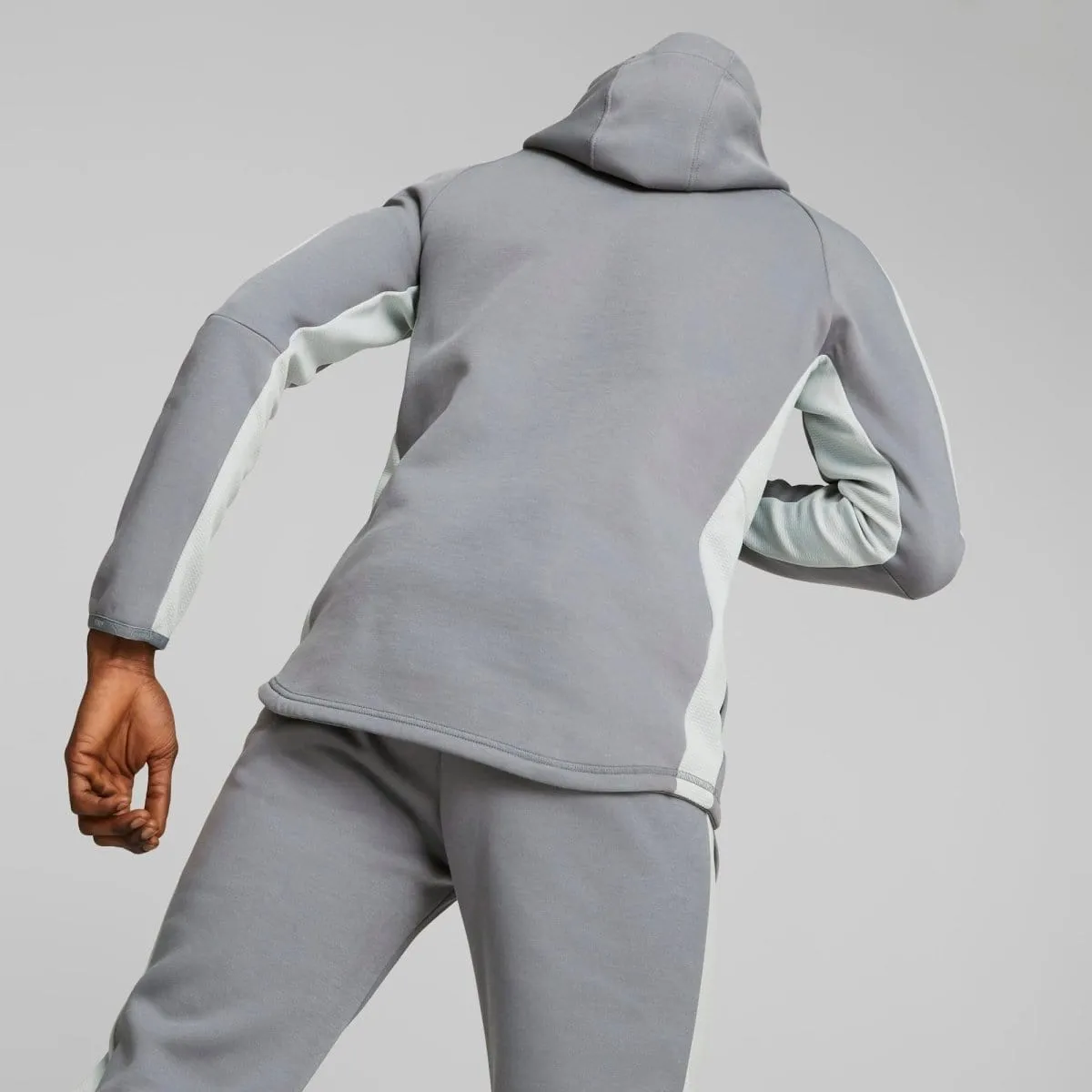 PUMA MEN'S EVOSTRIPE GREY HOODIE