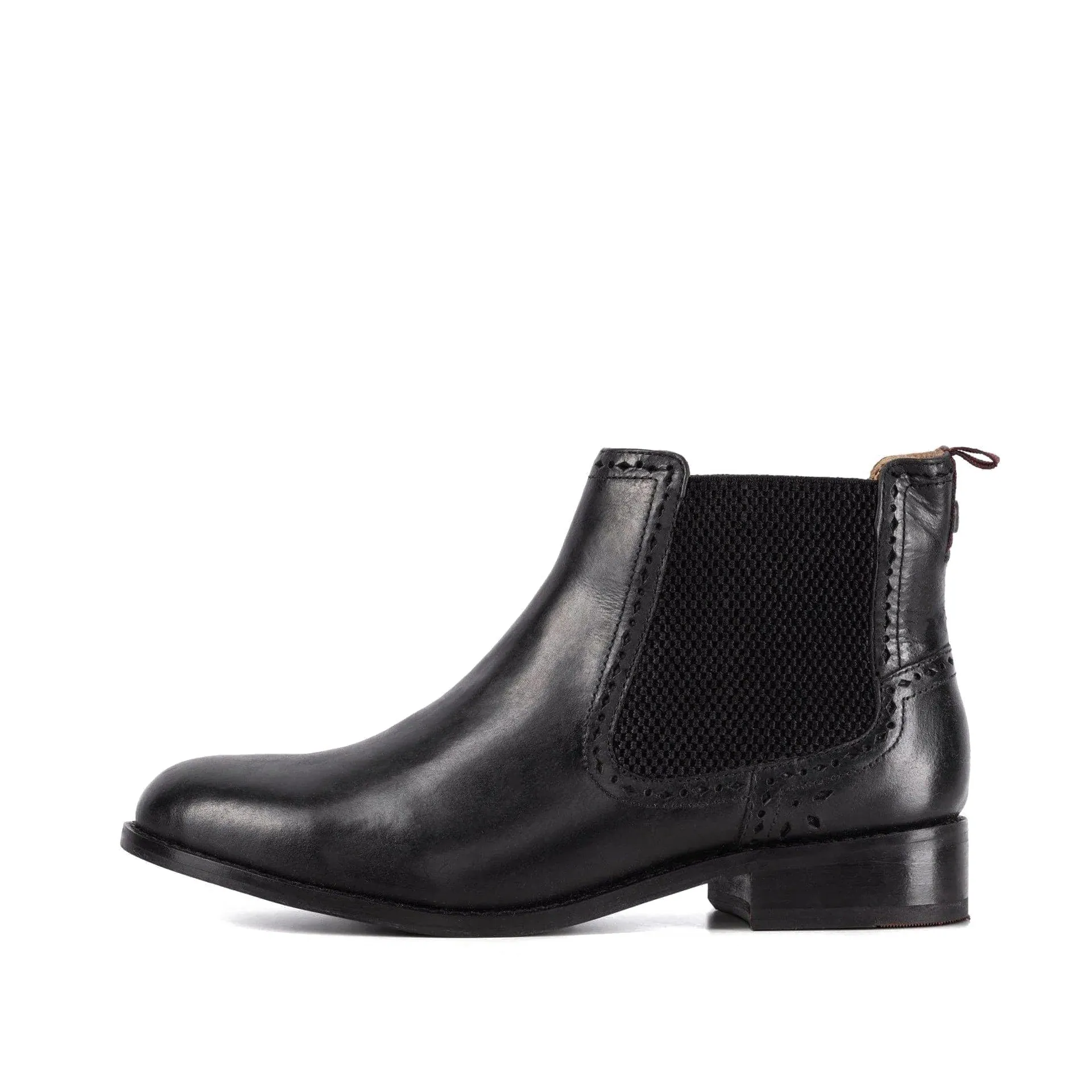 RHODA BLACK CHELSEA BOOTS