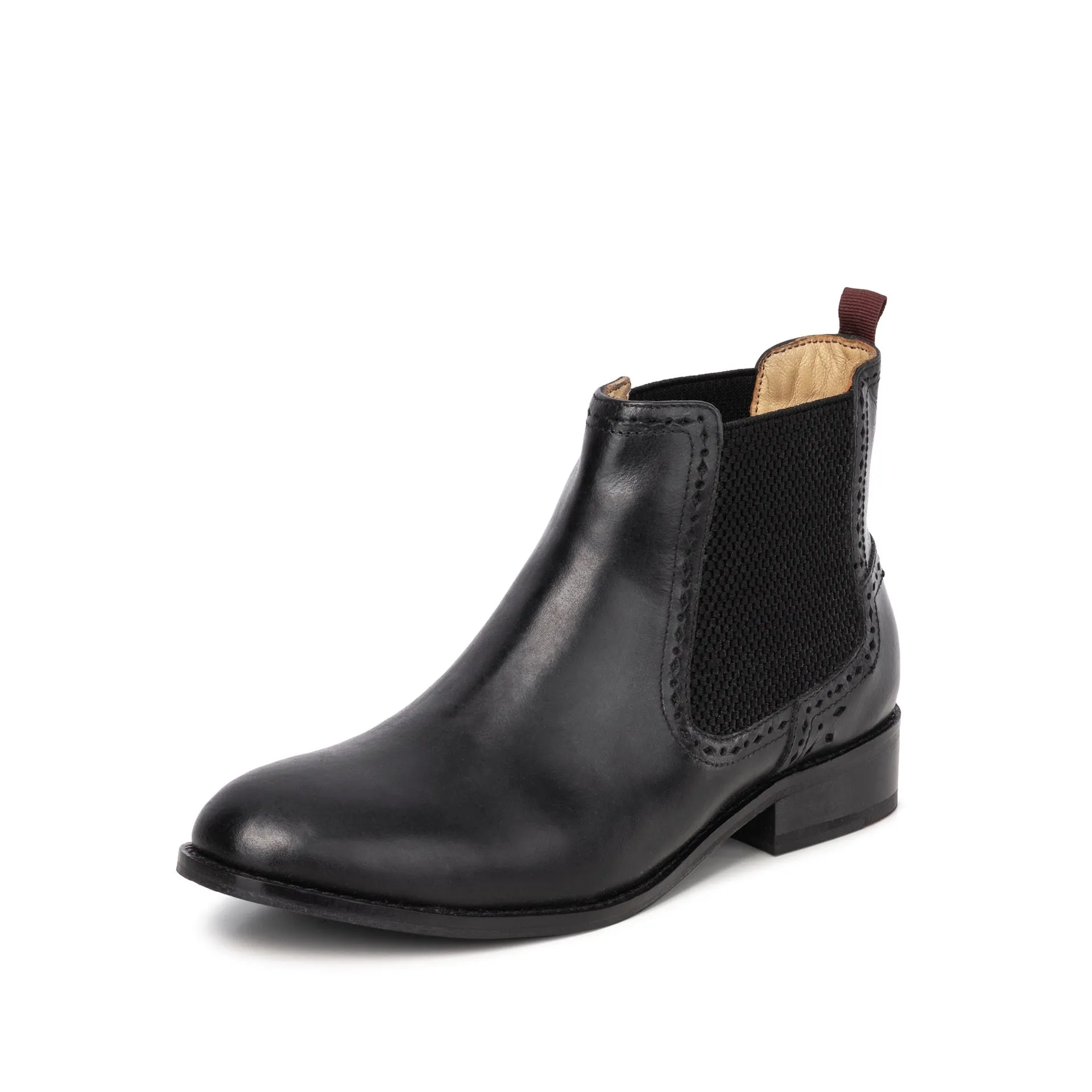 RHODA BLACK CHELSEA BOOTS