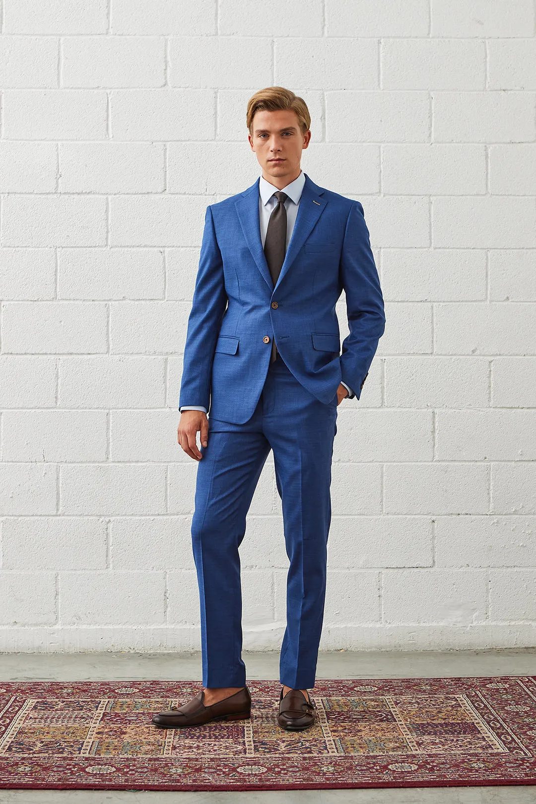 Sanzai Admiral Blue Suit Pants