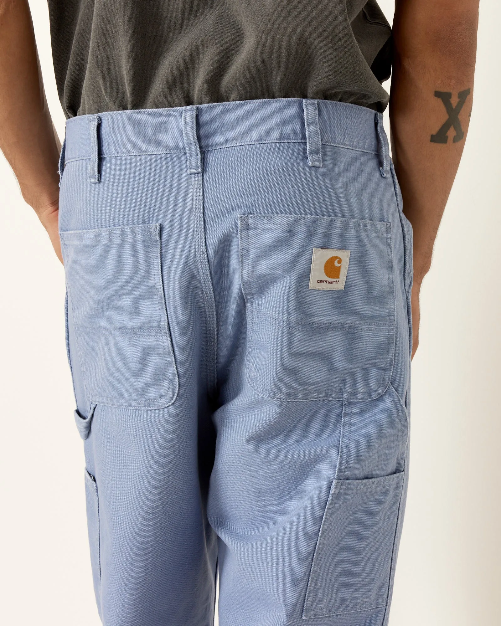 Single Knee Pant in Bay Blue