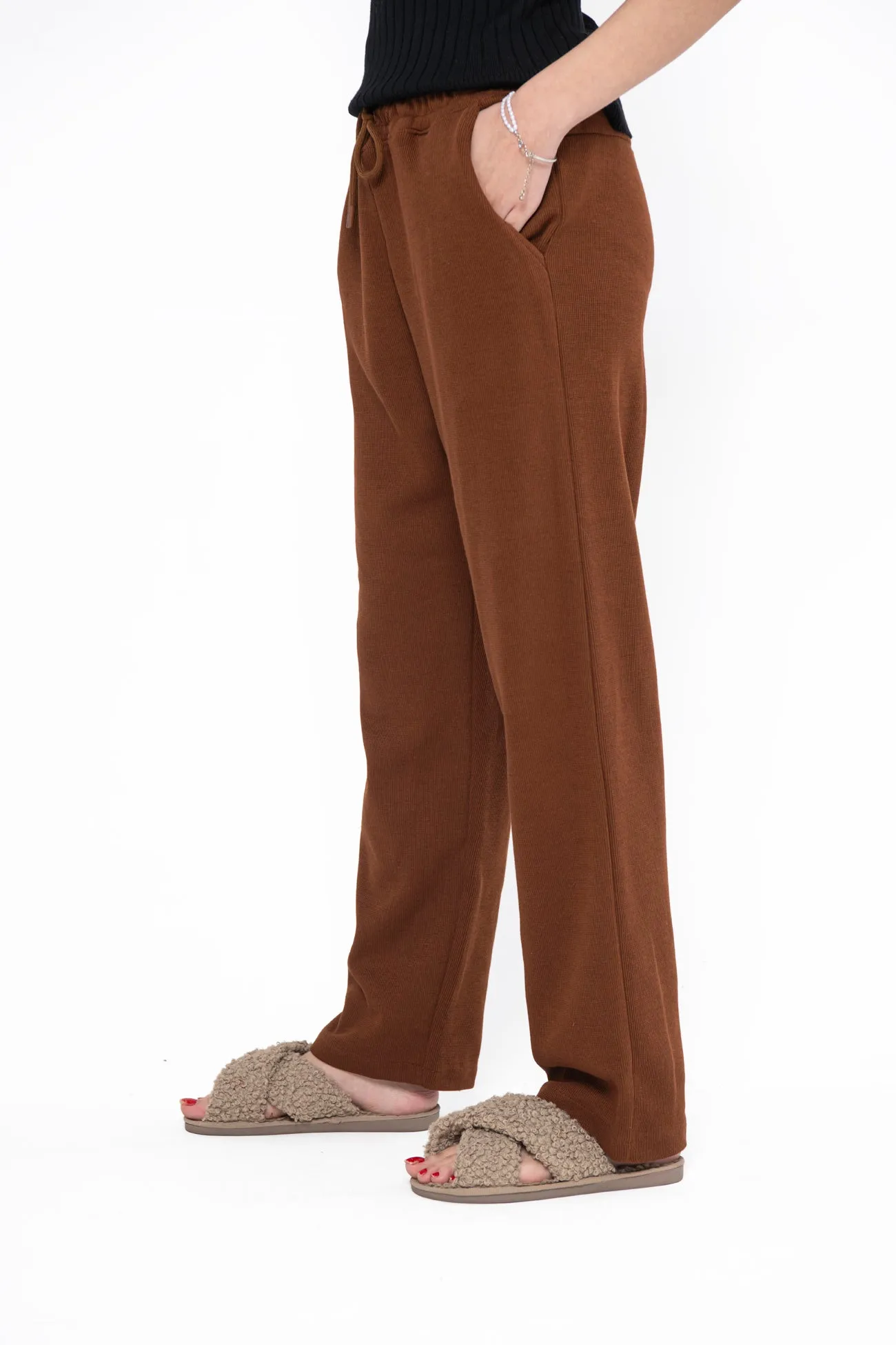 SOFT WIDE-LEG JOGGERS