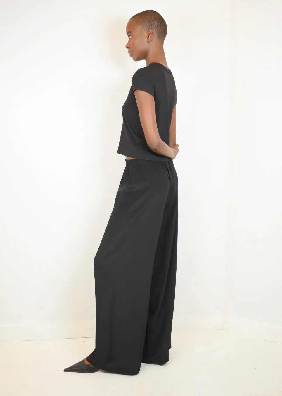 Try Pants in Silk Crepe