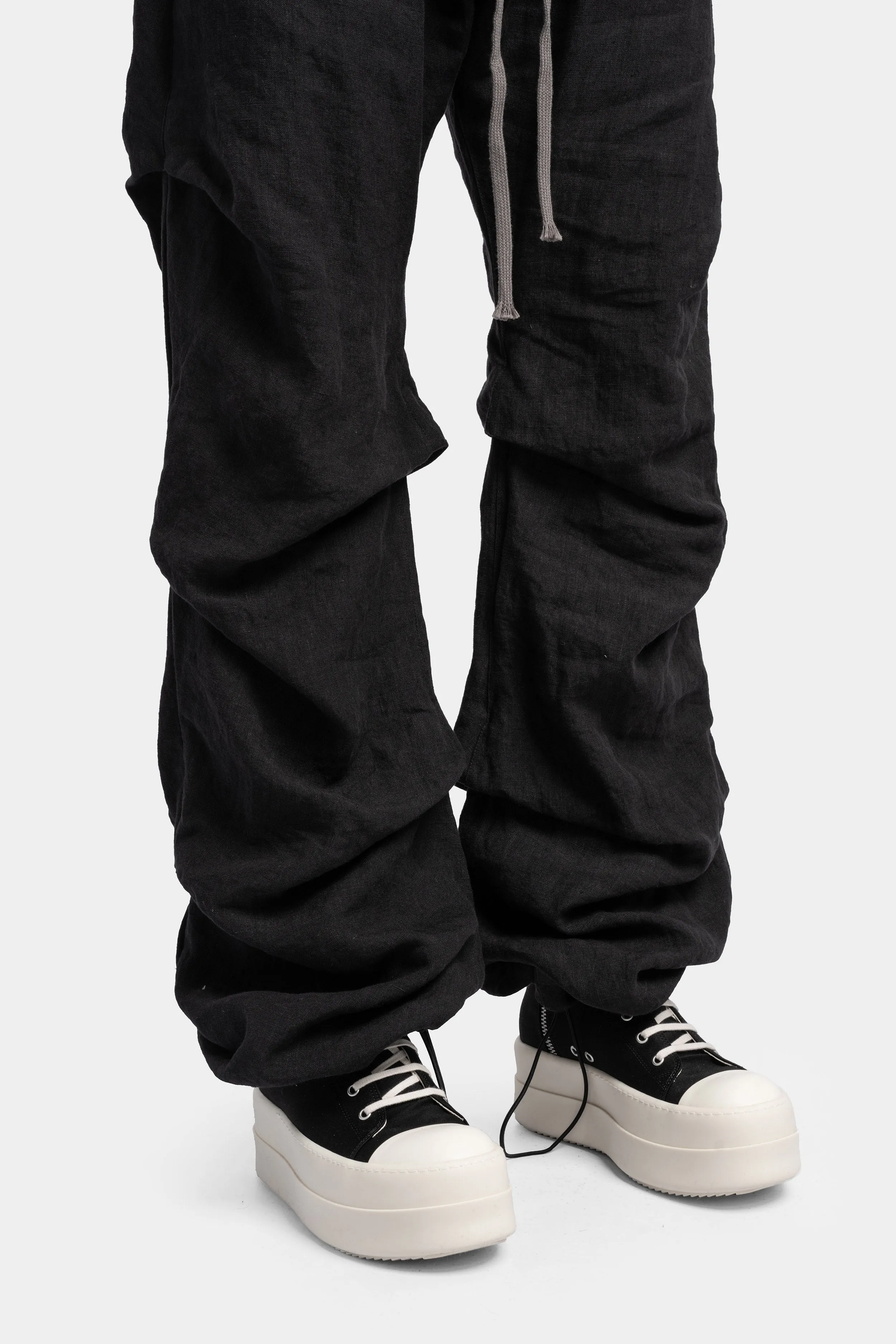 Tuck baggy pants, Black