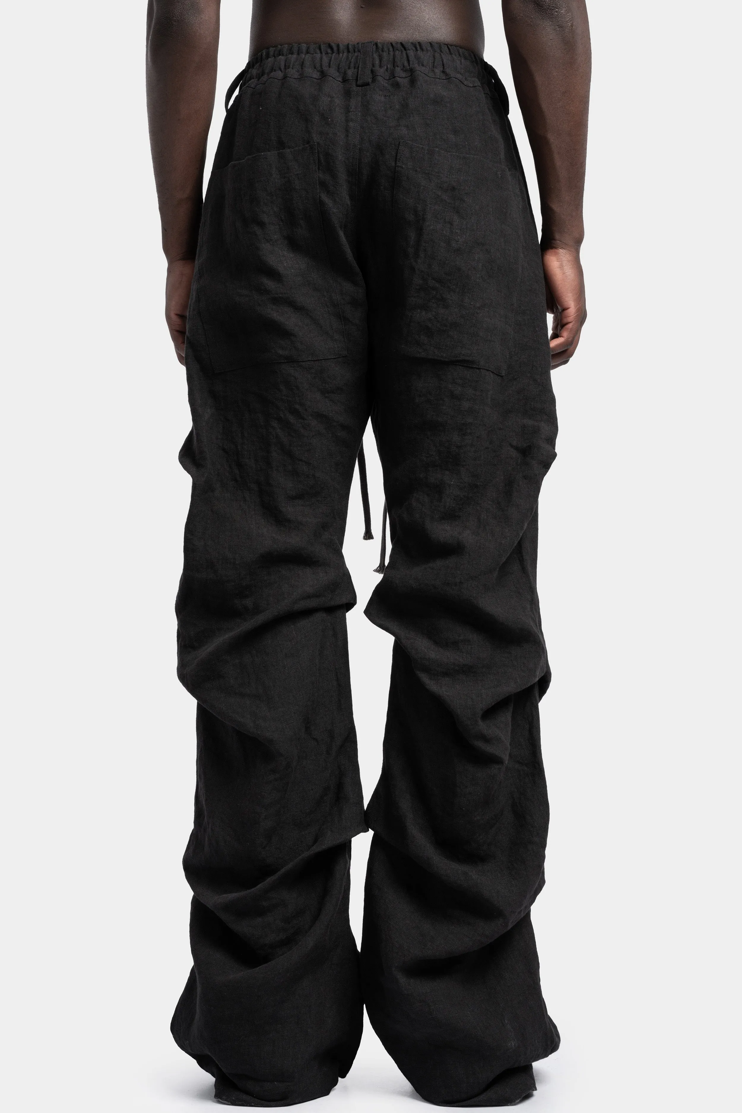 Tuck baggy pants, Black