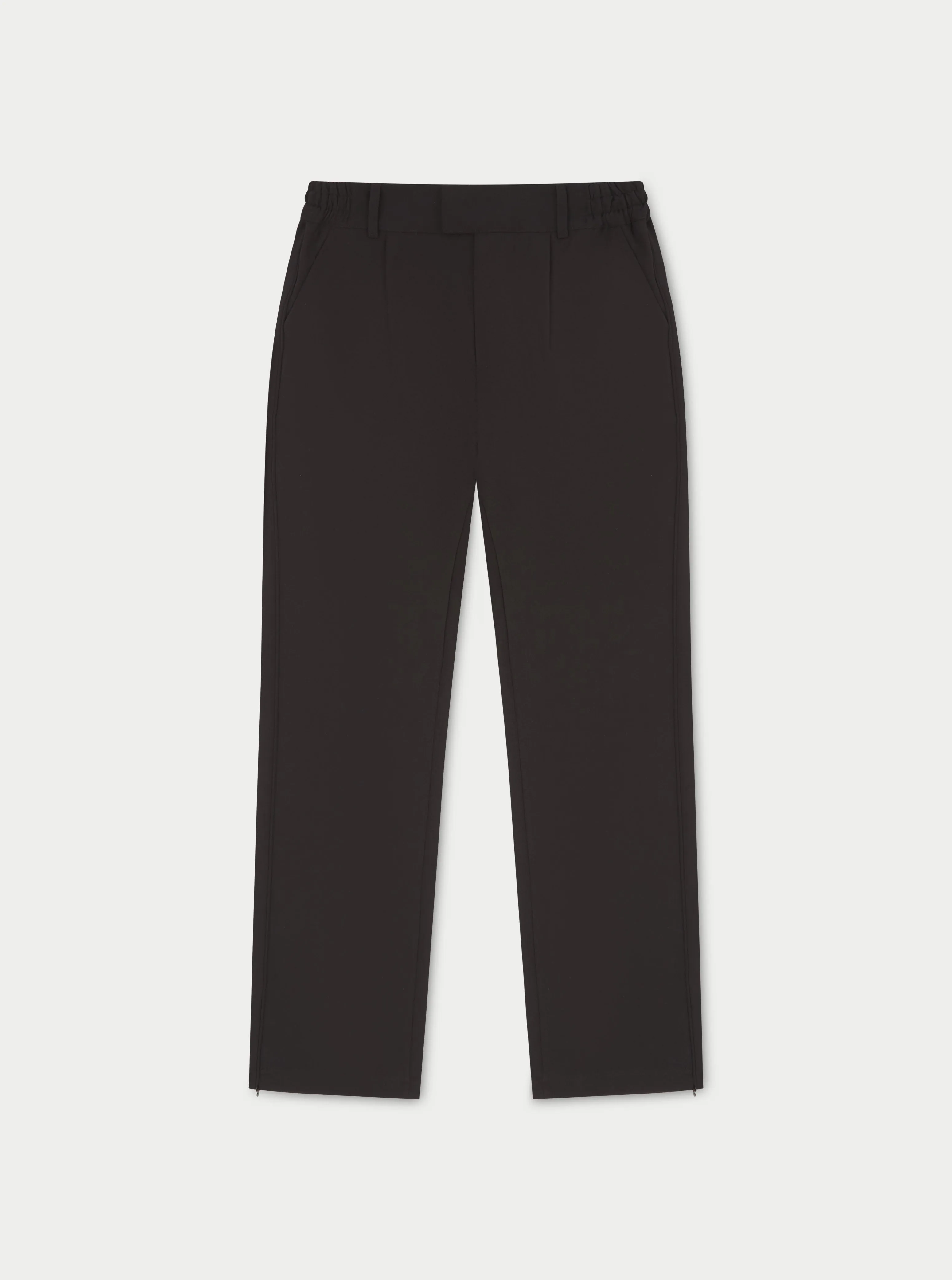 ULTIMATE SPLIT HEM SMART PANT - BLACK