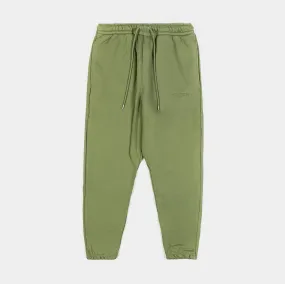 Wordmark Fleece Joggers Mens Pants (Olive)