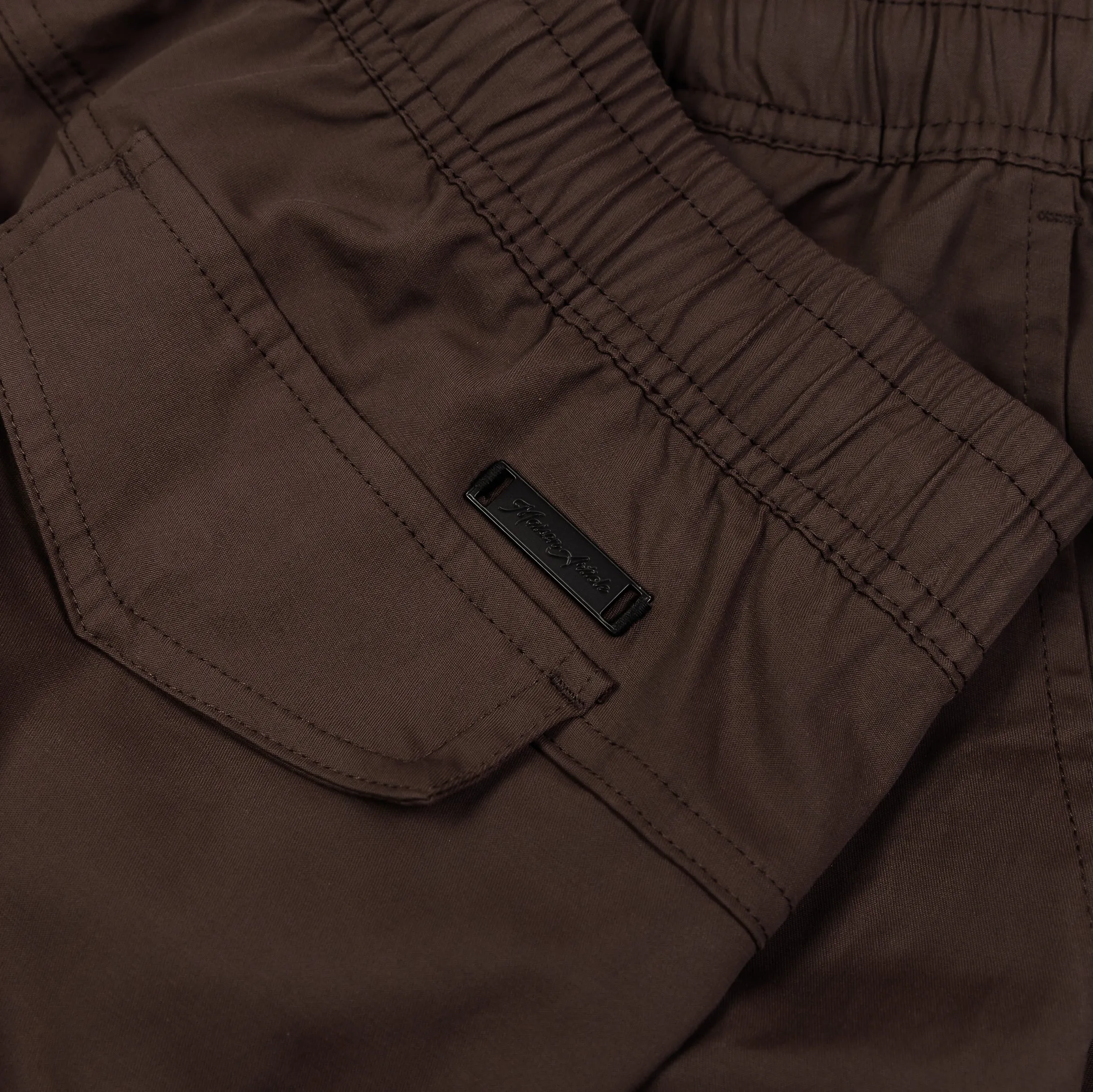 Woven Cargo Mens Pants (Brown)