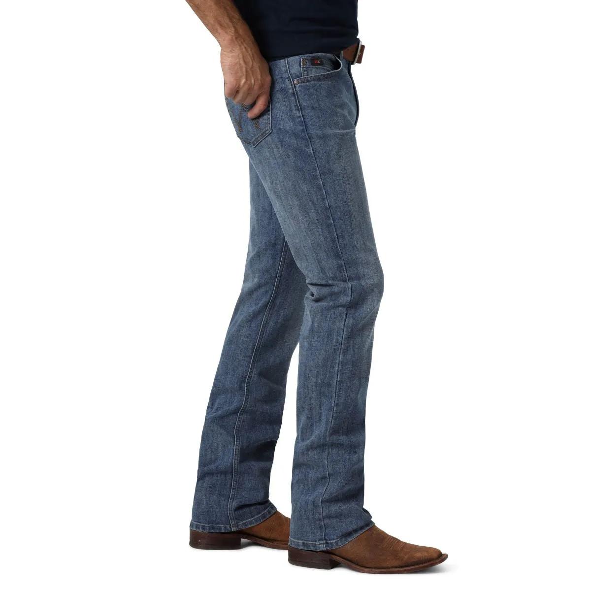 'Wrangler' Men's 20X Competition Slim Fit Straight Leg - Overcast