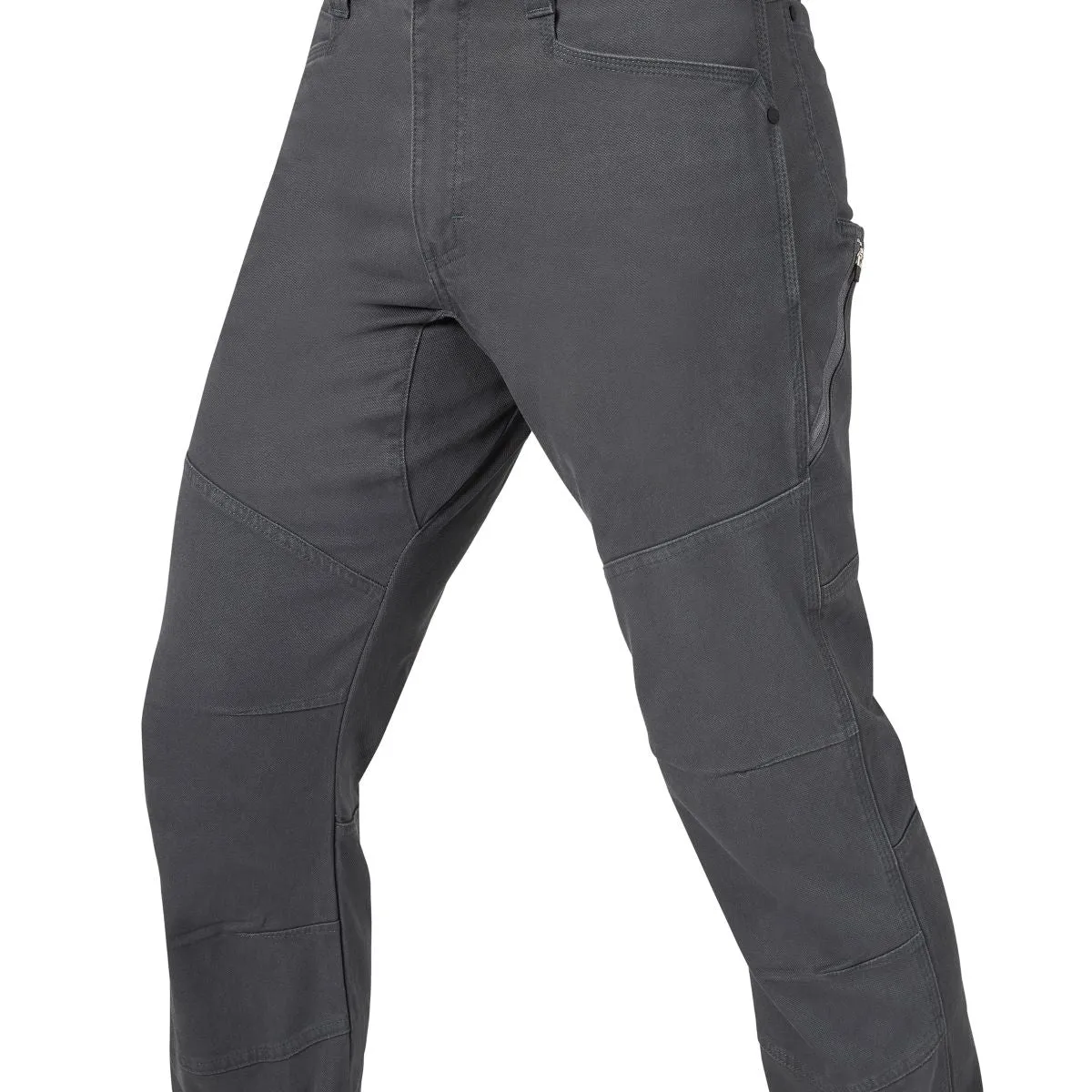 Mens Wrangler Grey Reinforced Utility Pants - Durable Workwear with Enhanced Functionality