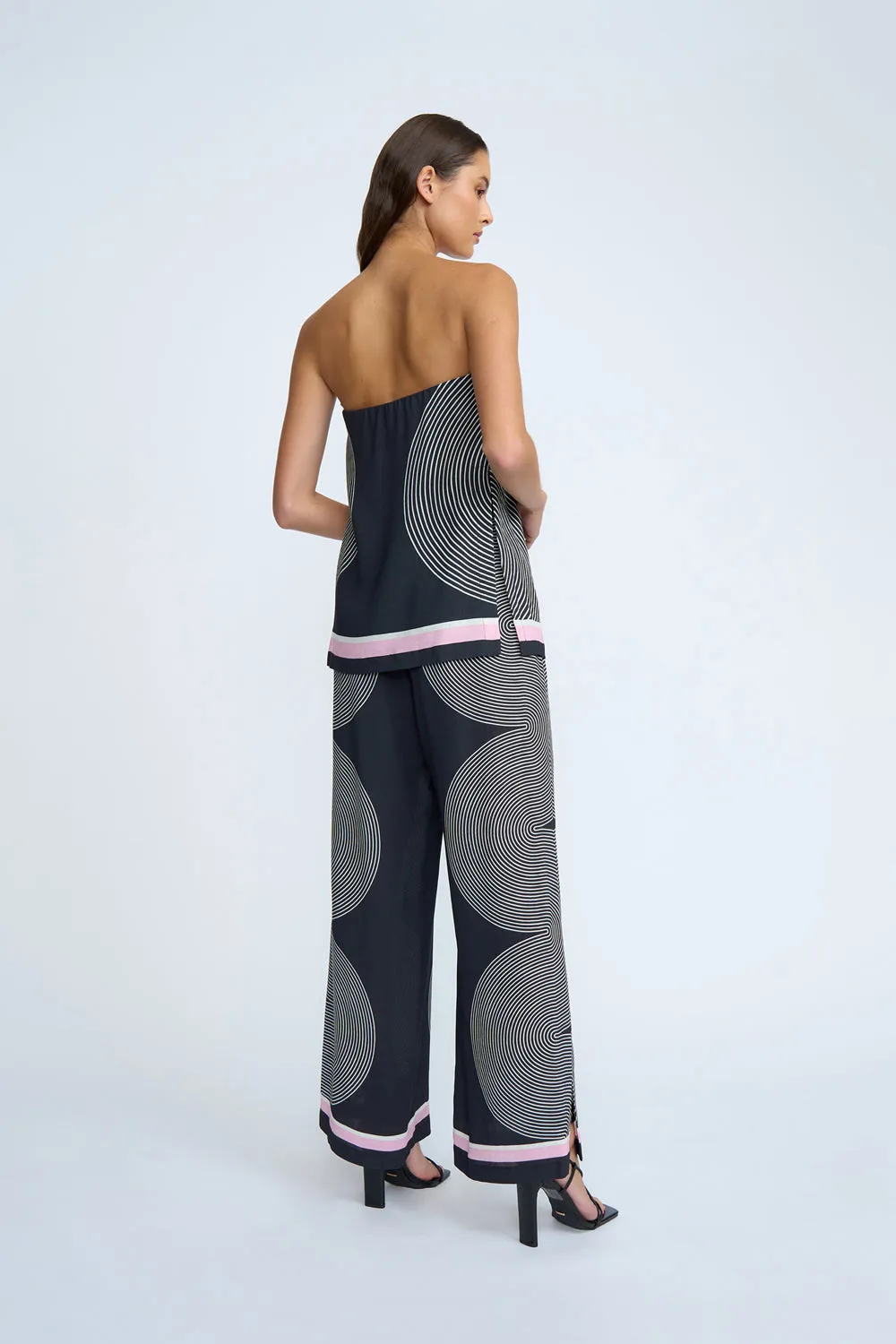 Zen Linear Pant | Final Sale - Black Ivory Pink